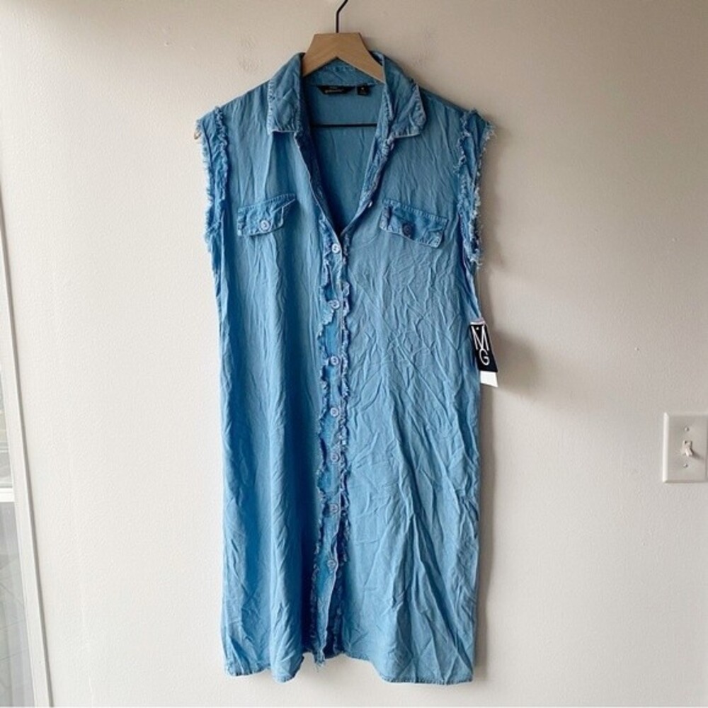 mlle gabrielle button front dress